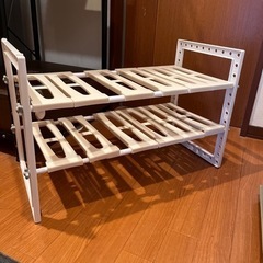 シンク下食器収納ラック(ニトリ)