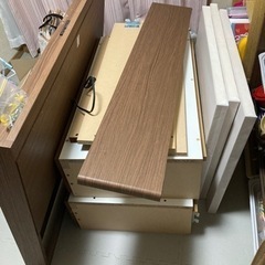 ニトリ　収納付きダブルベッド(フレームのみ)の画像