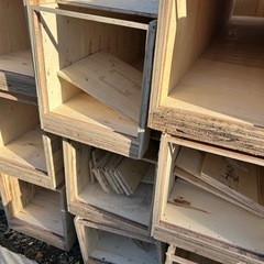 木箱　合板の画像