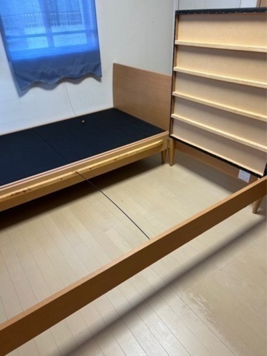 【決まりました】北欧風シングルベッド2台