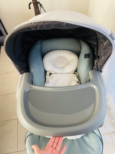 コンビ 電動ハイローチェア ホワイトレーベル ネムリラ AUTO SWING BEDi Long シェル EG