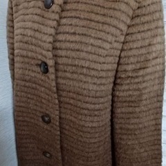 【かなり美品】アルパカ67%ウールコート  13号　XL の画像