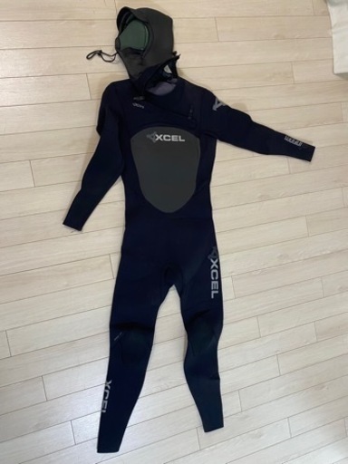 ウエットスーツ　セミドライ　サーフィン　XCEL エクセル　冬用　5mm？