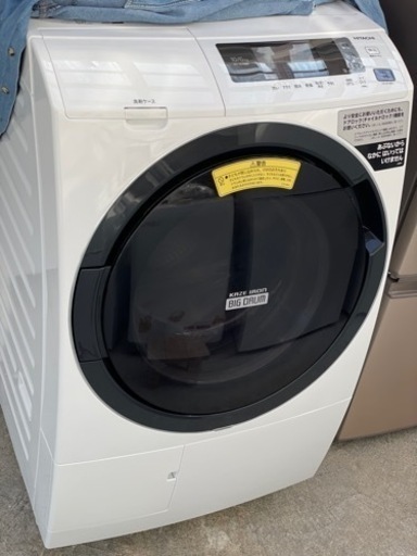 送料・設置込み可　ドラム式洗濯乾燥機　10kg/6kg HITACHI 2018年