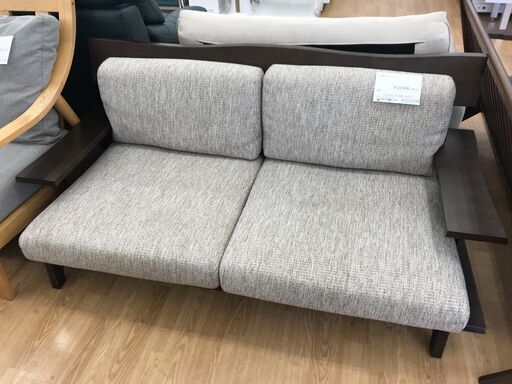 ★ジモティ割あり★ ニトリ 2人掛けソファ グレー H68×W154×D77 クリーニング済み KJ3913