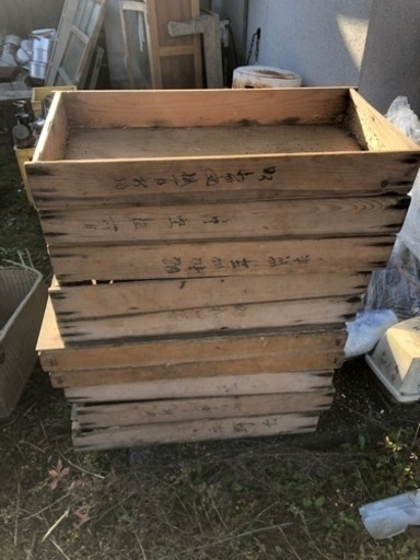 昭和4年製木箱
