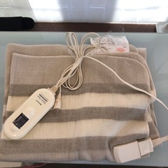 電子リモコン室温センサー敷毛布　mb-sr55 電気毛布