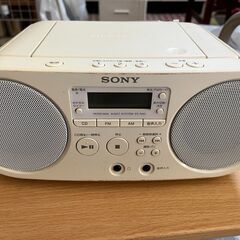 ソニーCDラジオ壊れています。