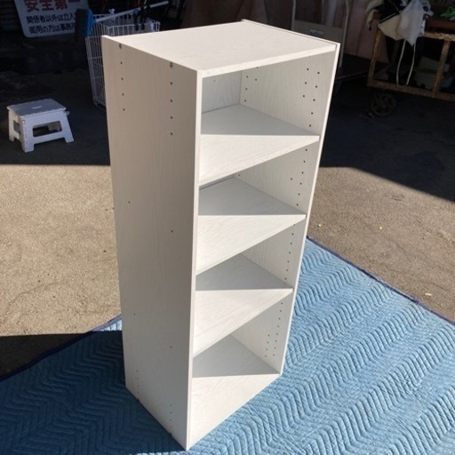 白い　カラーボックス　①