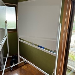 バラ売りでもＯＫ!  3連パテーション、両面ホワイトボード1800(大).1200横書(小)の画像