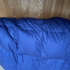 折り畳みベッドキャスター付き、更にマットと上布団付きの画像
