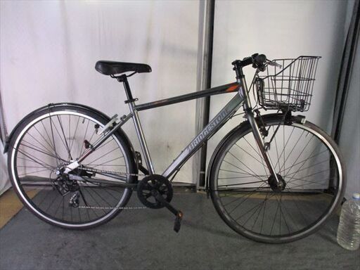 196★26800円★整備済み スポーツ中古自転車 ブリジストン　TB1【クロスバイク　グレイ　48ｃｍ】