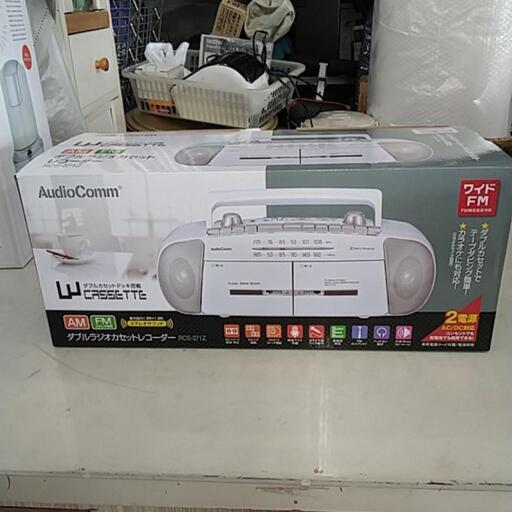 美原店　オーム電機　ダブルラジオカセットレコーダー　ラジカセ　RCS-371Z