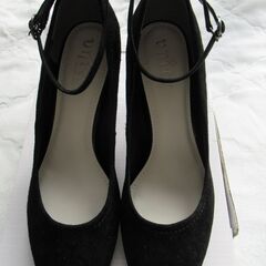 新品　UNITY ユニティ　ストラップ付 スエードパンプス　入学...