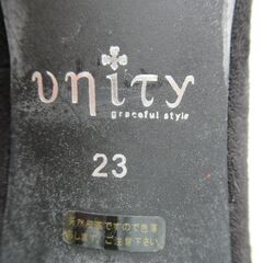 新品　UNITY ユニティ　ストラップ付 スエードパンプス　入学・卒業式の画像