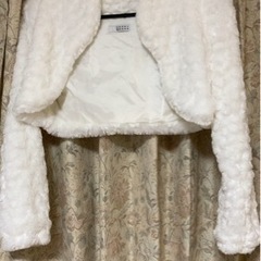 IN IKEDA NOBUO イケダノブオ　ファーボレロ　白