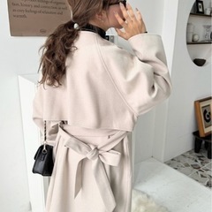 新品moment+ ロングコートの画像