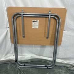 折りたたみデスク テーブルセット 在宅ワーク ハイテーブル テレワーク ミニテーブル 折り畳み式 リモートワーク 折り畳みテーブル 補助テーブル リビング学習 勉強机 家具 新生活の画像