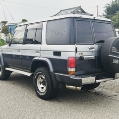ランドクルーザー 70　HZJ77　ディーゼル車　サンルーフ　BFグッドリッチ　デフロック　社外ハンドル　シートカバー　ツートンカラー　ZXグレードの画像