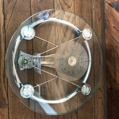 値下げ ★オシャレ ガラス アナログ体重計 ヘルスメーター★