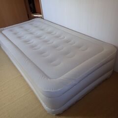 最終値下げ❗１回使用のみ￥10000★電動エアーベッド シングル...