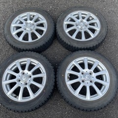 ?【取引終了】社外14アルミホイール&スタッドレスタイヤ4本セット‼️155/65R14⭐️14×4.5J⭐️軽四?