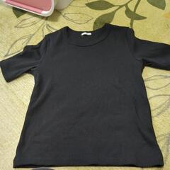 黒色半袖厚地Tシャツ