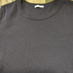 黒色半袖厚地Tシャツの画像
