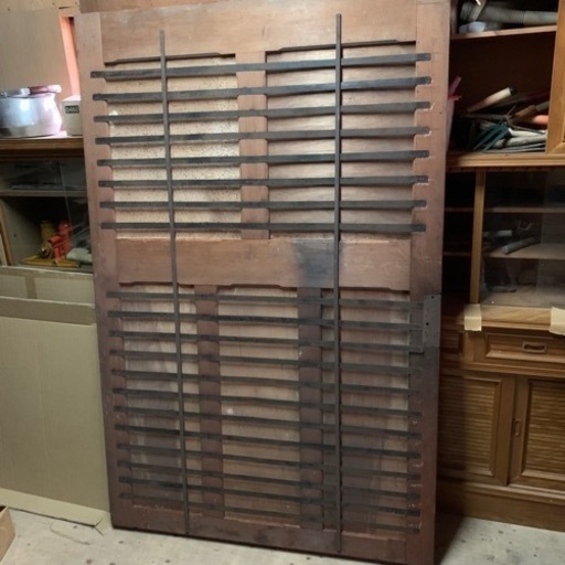 木製扉　引戸　玄関扉　鉄扉　胴巻　大型扉