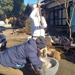 お寺でお餅つき♪12月17日日曜日