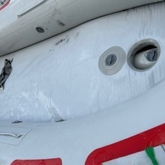 ゴムボート　ヤマハ8馬力の画像