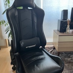 GTRacingゲーミング レーシングチェア オットマン付き 