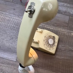 ビンテージ ダイヤル式電話機 テーブルライトの画像