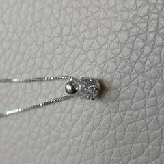 トップpt900 チェーンpt850 0.20cl ダイヤモンド ネックレスの画像