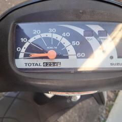 💯リアタイヤ新品🌟　フロントタイヤもまだまだあります❕　オイル交換いらずの2スト　レッツ２　CA1PAの画像