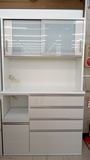 ★ジモティ割あり★ ニトリ レンジボード 白 H205×D50×W120.5 クリーニング済み TJ3303