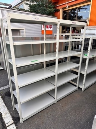 軽中量棚　2連でワンセットです　幅176 奥45 高さ180cm