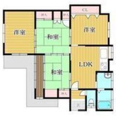 🏡🐶🐈ペット飼育相談可　4LDK平屋戸建て　駐車場1台無料　大野城市仲畑🏡🐶🐈 - 大野城市