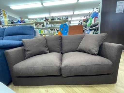売約済み【BY REUSE 出水店 出張買取•見積完全無料¥0】2人掛けローソファーBR