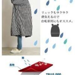 🌧️EDWIN SOMETHING 雨具 レインポンチョ ブランドの画像