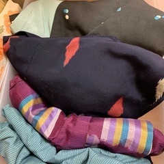 古い着物・帯　ハンドメイド素材としての画像