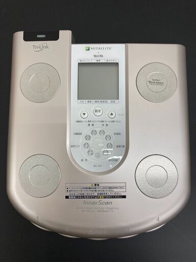 【REGASTOCK川崎店】TANITA タニタ 赤外線通信 体組成計 Inner Scan インナースキャン BC-501-PS プレシャスシルバー