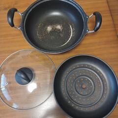 鍋　蒸し器の画像