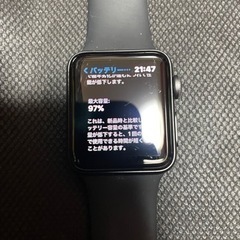 お話中アップルウォッチ　series3 GPS