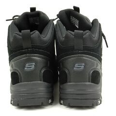 【左右サイズ違い】 メンズ SKECHERS RELAXED FIT Air-Cooled RELMENT-PELMO ハイキングブーツ ブラック 左27.5cm 右27cm 【0799】の画像