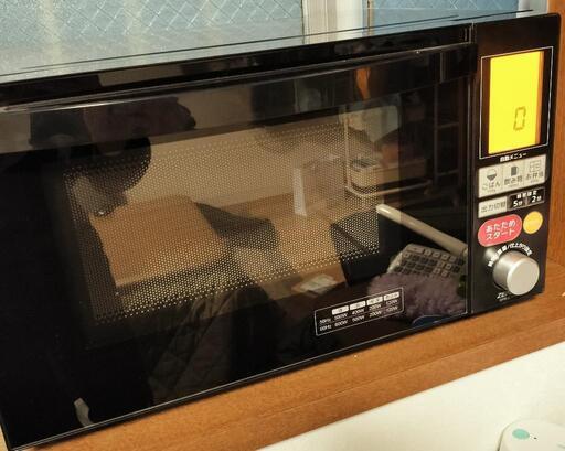 電子レンジ　黒　ZEPEAL