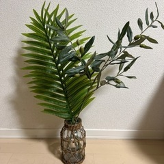 フェイクグリーン 花瓶 セット