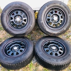 冬タイヤ 215/70R16 デリカ アウトランダー用ホイール付き2019年製スタッドレス4本組