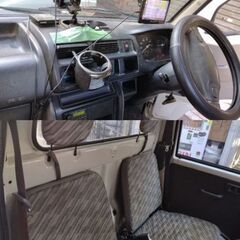 現状販売今月２０日まで出品ダイハツハイゼットトラックMT　エアコン　簡易カーナビ＆ドライブレコーダー＆ETC付き　車検長い７年２月まで　距離５万9600ｋｍの画像
