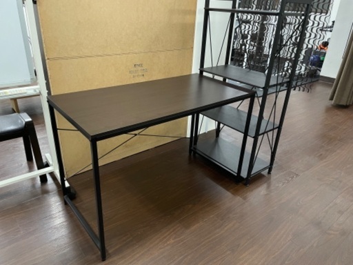 デスク＋ラック　中古　引取り限定